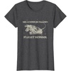image:imageStar Wars Millennium Falcon Flight School Distressed TShirtDark Heather Grey