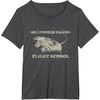 image:imageStar Wars Millennium Falcon Flight School Distressed TShirtDark Heather Grey