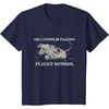 image:imageStar Wars Millennium Falcon Flight School Distressed TShirtNavy Blue