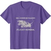 image:imageStar Wars Millennium Falcon Flight School Distressed TShirtPurple Heather