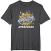 image:imageStar Wars Rebel Hope Millennium Falcon Burst TShirtDark Heather Grey