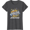 image:imageStar Wars Rebel Hope Millennium Falcon Burst TShirtDark Heather Grey