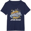 image:imageStar Wars Rebel Hope Millennium Falcon Burst TShirtNavy Blue