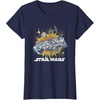 image:imageStar Wars Rebel Hope Millennium Falcon Burst TShirtNavy Blue