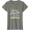 image:imageStar Wars Rebel Hope Millennium Falcon Burst TShirtOlive Heather