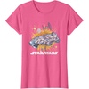 image:imageStar Wars Rebel Hope Millennium Falcon Burst TShirtPink Heather