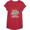 image:imageStar Wars Rebel Hope Millennium Falcon Burst TShirtRed Heather