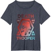 image:imageStar Wars Rogue One Imperial Army Death Trooper Gradient TShirtHeather Blue