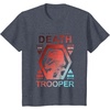 image:imageStar Wars Rogue One Imperial Army Death Trooper Gradient TShirtHeather Blue