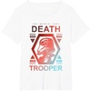 image:imageStar Wars Rogue One Imperial Army Death Trooper Gradient TShirtWhite