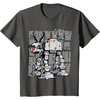 image:imageStar Wars The Clone Wars Reindeer Lights Luke Skywalker TShirtAsphalt Grey
