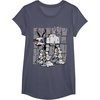 image:imageStar Wars The Clone Wars Reindeer Lights Luke Skywalker TShirtHeather Blue