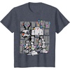 image:imageStar Wars The Clone Wars Reindeer Lights Luke Skywalker TShirtHeather Blue