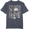 image:imageStar Wars The Clone Wars Reindeer Lights Luke Skywalker TShirtHeather Blue