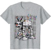 image:imageStar Wars The Clone Wars Reindeer Lights Luke Skywalker TShirtHeather Grey