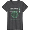 image:imageStar Wars The Death Star Tie Fighter Defence Big Chest Logo TShirtDark Heather Grey