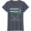 image:imageStar Wars The Death Star Tie Fighter Defence Big Chest Logo TShirtHeather Blue