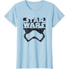 image:imageStar Wars The Force Awakens Stormtrooper Big Face Distressed TShirtBaby Blue