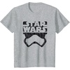 image:imageStar Wars The Force Awakens Stormtrooper Big Face Distressed TShirtHeather Grey