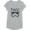 image:imageStar Wars The Force Awakens Stormtrooper Big Face Distressed TShirtHeather Grey