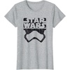image:imageStar Wars The Force Awakens Stormtrooper Big Face Distressed TShirtHeather Grey
