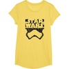 image:imageStar Wars The Force Awakens Stormtrooper Big Face Distressed TShirtLemon Yellow