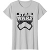 image:imageStar Wars The Force Awakens Stormtrooper Big Face Distressed TShirtSilver Grey