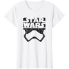image:imageStar Wars The Force Awakens Stormtrooper Big Face Distressed TShirtWhite