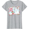 image:imageStar Wars The Mandalorian Grogu Merry Christmas Card TShirtHeather Grey