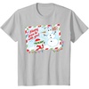 image:imageStar Wars The Mandalorian Grogu Merry Christmas Card TShirtSilver Grey