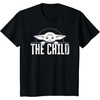 image:imageStar Wars The Mandalorian The Child Grogu Weathered Logo TShirtBlack