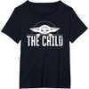 image:imageStar Wars The Mandalorian The Child Grogu Weathered Logo TShirtBlack