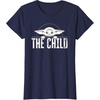 image:imageStar Wars The Mandalorian The Child Grogu Weathered Logo TShirtNavy Blue