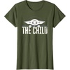 image:imageStar Wars The Mandalorian The Child Grogu Weathered Logo TShirtOlive Green