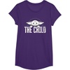 image:imageStar Wars The Mandalorian The Child Grogu Weathered Logo TShirtPurple