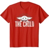 image:imageStar Wars The Mandalorian The Child Grogu Weathered Logo TShirtRed