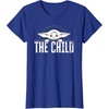 image:imageStar Wars The Mandalorian The Child Grogu Weathered Logo TShirtRoyal Blue
