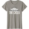 image:imageStar Wars The Mandalorian The Child Grogu Weathered Logo TShirtSlate Grey