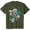 image:imageStar Wars The Mandalorian and Grogu Where He Goes I Go TShirtOlive Green
