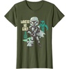 image:imageStar Wars The Mandalorian and Grogu Where He Goes I Go TShirtOlive Green