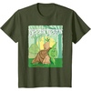 image:imageStar Wars Yoda Yoga Peaceful Stretching Session Poster TShirtOlive Green