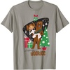 image:imageStar Wars A New Hope Chewbacca And Princess Leia Christmas TShirtSlate Grey