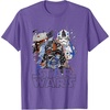 image:imageStar Wars Empires Dark Trooper Sketchy Profile TShirtPurple Heather