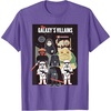 image:imageStar Wars Galaxys Villains Darth Vader Maul Grievous Jabba TShirtPurple Heather