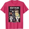 image:imageStar Wars Galaxys Villains Darth Vader Maul Grievous Jabba TShirtRed Heather