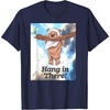 image:imageStar Wars Hang In There Cute Ewok Hanging From Branch TShirtNavy Blue