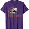 image:imageStar Wars Iconic Retro Racer Millennium Falcon Chest Logo TShirtPurple