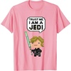 image:imageStar Wars Luke Skywalker Trust Me I Am A Jedi Pixel Art Logo TShirtPink
