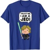 image:imageStar Wars Luke Skywalker Trust Me I Am A Jedi Pixel Art Logo TShirtRoyal Blue