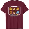 image:imageStar Wars May the 4th Be With You Classic Movie Characters TShirtBurgundy
